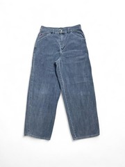 Y2K Tommy Hilfiger Powder Blue Corduroy Wide Leg Pants Size 28in Waist
