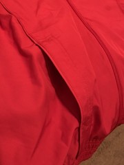 Nike Vintage XL Windbreaker Jacket Dark Pink Full Zip Mesh Lining Pockets HO09