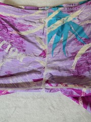 VTG 80s Dolfin Work Out Spandex Graphic LEGGINGS Multi Color Size L Stirrups NWT
