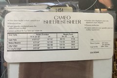 10 Pairs Vintage 1980s Cameo Sheer Pantyhose NOS Taupe 120-135 Lbs NEW 5’4-5’6”