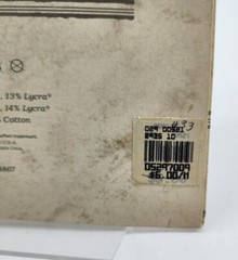 VTG Gracile Hosiery Lycra Sheer to Waist Pantyhose Noire Size Medium