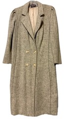 Vintage 70s New York Girl Wool Long Coat Lined Made in USA Measures Women S/M