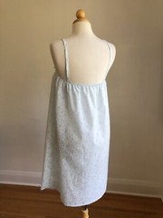 STUNNING NWOT VTG STARDUST Blue Floral White Lace 2pc Nightgown Robe Set SZ S