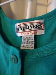 VTG Plus Size 44/24W Headliners Venture Stores Inc Knit Top St Patrick’s Day CL6