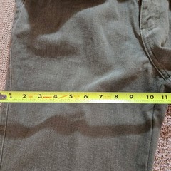 Vintage Roper Jeanswear Western Jeans Olive Green High Waist Tapered Leg USA 13