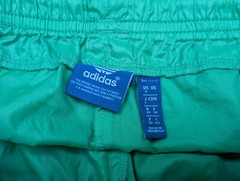 Adidas Glanz Shorts Running Womens Gym Running Sprinter 34 Retro Green Casual