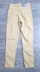Vintage 1980’s EJ GITANO Yellow Twill Pleat Front Pants – Waist 25 inches