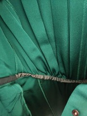 Vtg THIERRY MUGLER Paris Dress FR 38 Emerald Green Archival Sculptural 80s 90s