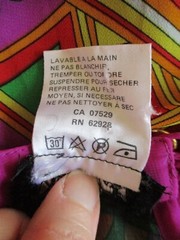 Vintage Diane Freis Skirt Top Set L/XL Women Multicolor Polyester Georgette