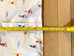 Vintage Women 70s Country Suburbans Sailboat Print Button-Up Shirt 14 Sleeveless