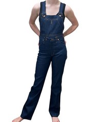 NOS Vtg 70s Denim Jeans 28×34 Wrangler Removeable Bib Overalls Pants Jumpsuit