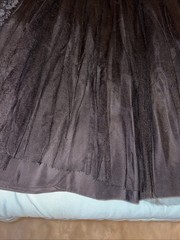 Vintage 1930s Black Twill Elegant Formal Evening Gown Size Small As Is