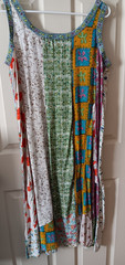 Vintage Sacred Threads brand patchwork Dress Size M, Boho look, Cottagecore