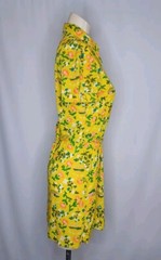 Vintage The Cracker Barrel Colorful Yellow Dress Juniors Size