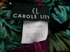 VINTAGE CAROLE LITTLE 🌸 6 / 8==FLORAL PRINT / FLOWING WIDE LEG CROPPED PANTS