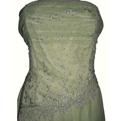 Masquerade Dress Vintage y2k Lime Green Fairy Mesh Glitter Gown Princess Pixie