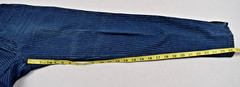 Vintage Jordache Jeans 26 x 26.5 80s Blue Light Blue Pin Stripes High Waist
