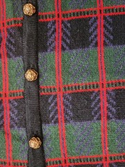Vintage Croft & Barrow Plaid Multicolor Vest Women’s Large