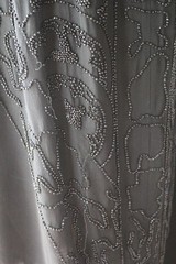 Antique 1920s Heavily Beaded Dress 20s Sheer Black Chiffon Vintage Dress