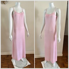 1970s Nalii Honolulu Cotton Gauze Keyhole Dress Pool Cover Up Cabana Resort VTG