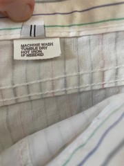 Vintage 1980s Levis Deadstock Juniors Candy Stripe tapered Pants Sz 11, White