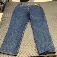 Lawman Western Jeans Womens 21/22 Blue Relaxed Fit High Rise Studded 90s Vintage