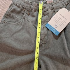 Vintage Roper Jeanswear Western Jeans Olive Green High Waist Tapered Leg USA 13