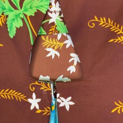 Vintage Hawaiian Dress Muumuu Resort Wear Tropical Flowers XL Made in Hawaii