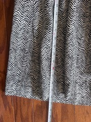 VINTAGE 1970’S Chevron Print Shirt Dress SCHRADER SPORT Petite Sz 8 No Belt