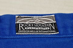 Vintage Jeans Rocky Mountain Rockies Size 26 x 34 90s Cobalt Blue Western Wear