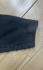 Antique Mid-Late 1800’s Victorian Beaded Fringe Bodice Button Down Jacket As Is
