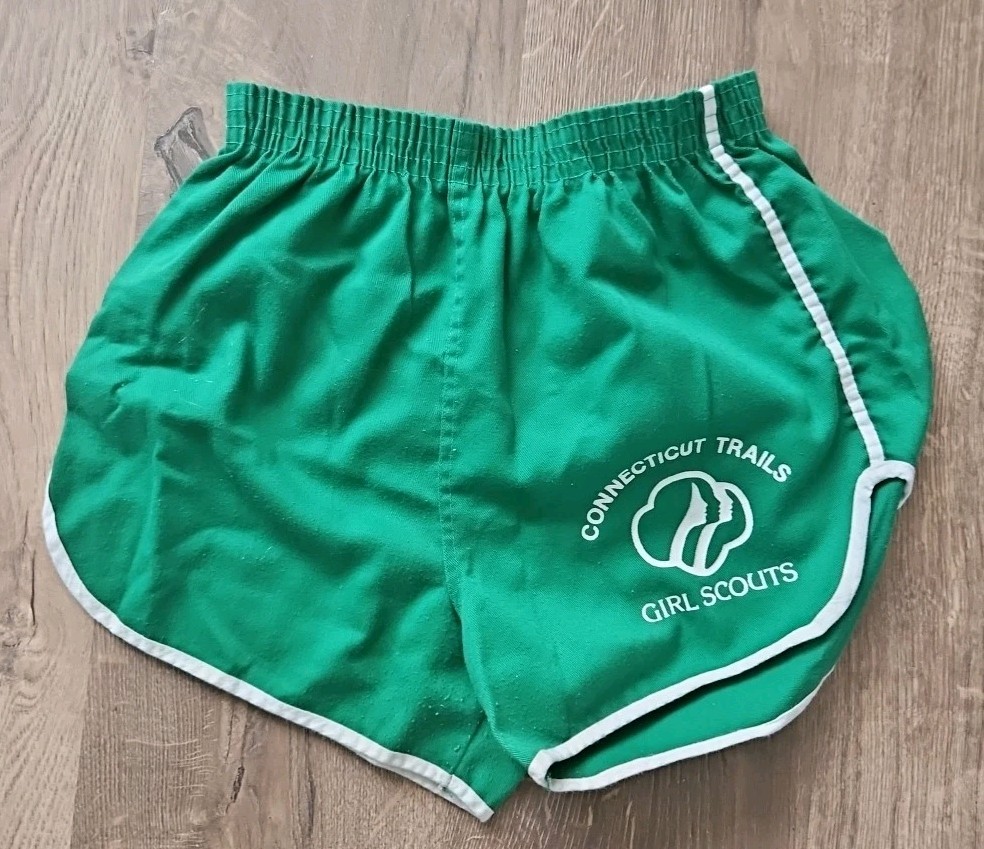 Vintage 80s Connecticut Girl Scouts Gym Track Shorts Women’s Size M