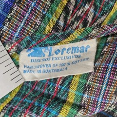 Vtg Loremar Guatemala Handwoven Reversible Kimono Robe OS Native Boho Hippie