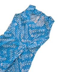 Vintage 70s Style Mod Dress, Geometric Abstract Print, tailored in Norway