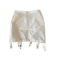 Vintage Underscore Girdle With 6 Garter Straps Size Med Nylon & Spandex…Flaw