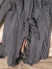 Authentic Antique 1870’s Womans Girls Victorian Black Jacket Bodice Boned Small