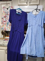 Lot 3 Sz 14W KsL RK Dress Blue Pink Flowers Purple, Ruffle Top 1 Nwts L