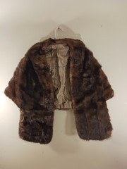 Vintage Original Brown Mink Fur Stole Wrap 50s/60s Kirkland’s