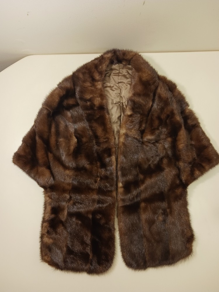 Vintage Original Brown Mink Fur Stole Wrap 50s/60s Kirkland’s