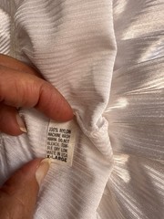 Sheer Nylon Lace Trim Half Slip Plus Size Xl Made In Usa