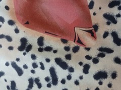 Vintage 90’s Escada silk animal print Margaretha Ley size 36 HTF short sleeve