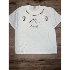 vintage 1990s unisex t-shirt features a distinctive Native American-inspired Tee