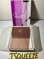 1960s SHEERTEX SELECT Garter RHT Nylon Stockings 5 PAIR’S BLUSH Glamour-RARE NOS