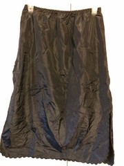 VTG Women’s Violette Black Polyester & Nylon Knee Length Half Slip Size S