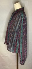 VTG James Kenrob By Dalton Womens M Long Sleeve Button Down 80’s secretary