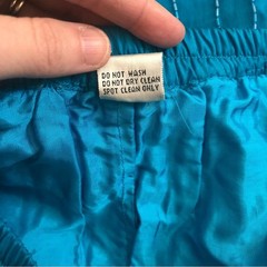 Laurence Kazar Vintage Turquoise Beaded Silk 2 Piece Skirt Set Womens Large L