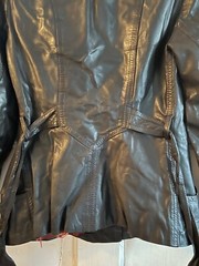 Vintage 1970’s P.B.D. Brown Leather Tie Jacket – Small (7)