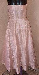 Vintage 50s Henry A Conder Strapless Prom Cupcake Rockabilly Sequin Lace…