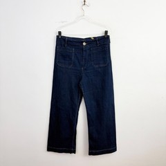 Maeve by Anthropologie Colette High Rise Wide Leg Crop Jeans Size 33