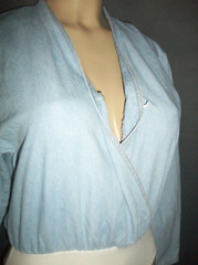 Vtg Best American Long Sleeve Cotton Bodysuit Shirt Top S